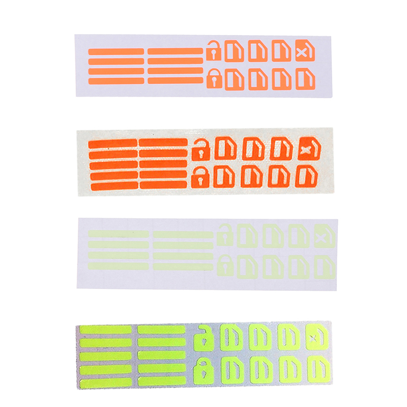 Miếng Dán Công Tắc Cửa Sổ Xe Hơi Màu Dạ Quang