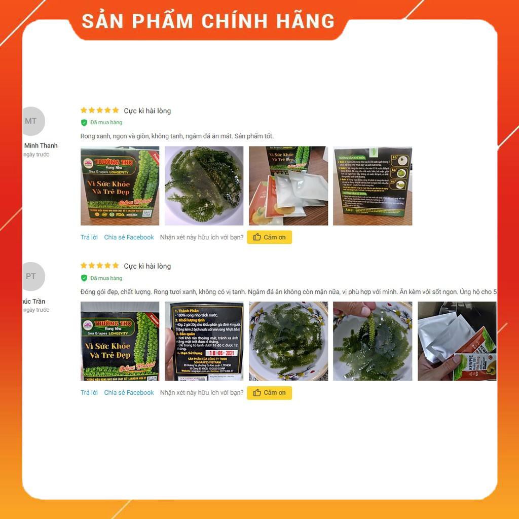 Rong Nho Trường Thọ Cao Cấp - Combo 8 Hộp 16 Gói x 20G - Thần Dược Đại Dương | BigBuy360 - bigbuy360.vn