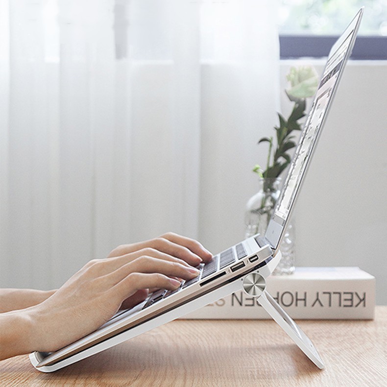 ❤️Đế tản nhiệt laptop 15.6 inch 14 inch 15 inch 17 inch 13 inch 12 inch giá đỡ macbook gấp gọn điều chỉnh độ cao