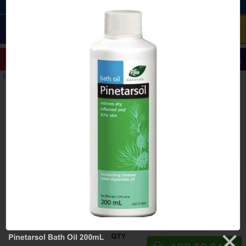 Dầu tắm Pinetarsol 200ml