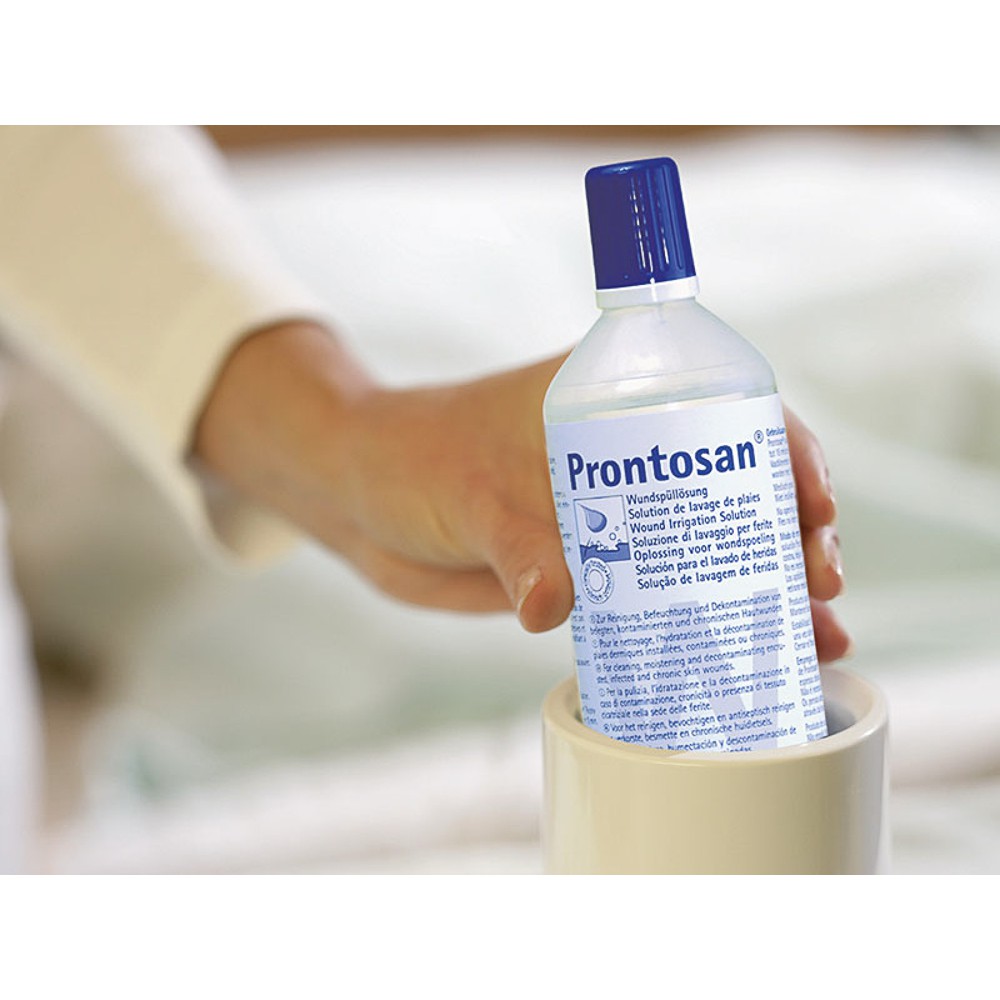 Prontosan Solution Round 350Ml Braun - Dung dịch sát khuẩn nhanh lành vết thương, làm mềm vết loét