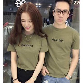 Áo Đôi Goodday Xanh Rêu