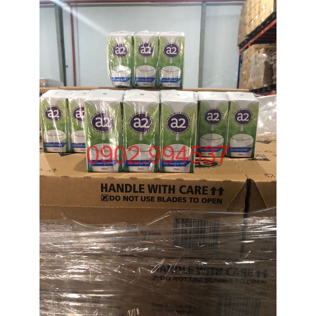 1 hộp Sữa tươi nguyên kem A2 200ml