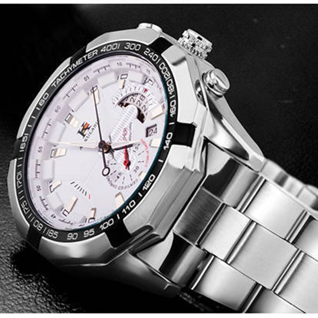 Đồng hồ nam dây da chính hãng, Đồng hồ da nam không thấm nước chính hãng LANGLISH đẹp cao cấp DH01A | BigBuy360 - bigbuy360.vn