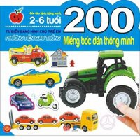 Sách: 200 Miếng Bóc Dán Thông Minh - Phương tiện giao thông (2-6 Tuổi) | BigBuy360 - bigbuy360.vn