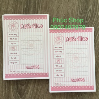 ☘️Phiếu Giao hàng cute