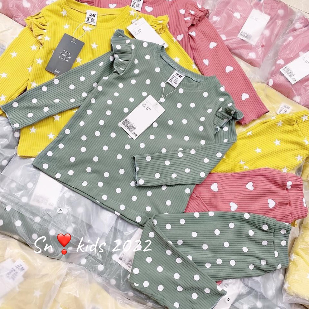 Bộ tăm tim sao tay bèo bé gái