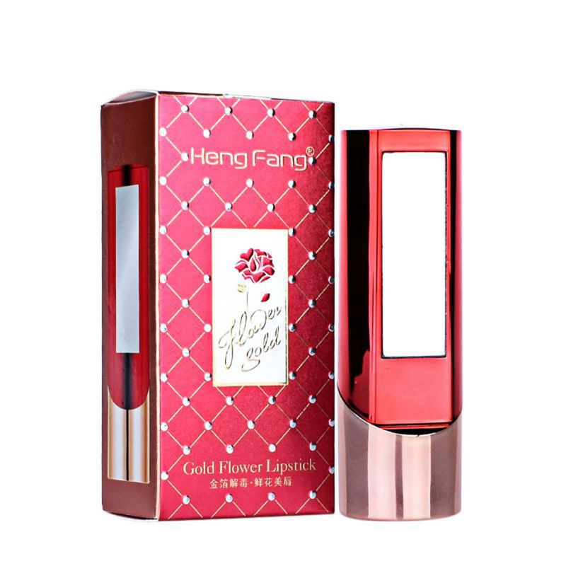 [Hàng mới về] Son môi Hèngang hình hoa dưỡng ẩm vị trái cây mềm