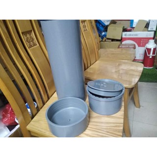 Bịt đầu xả xoáy ren, ống nhựa pvc 140, 160 chế lọc bể cá loại đẹp