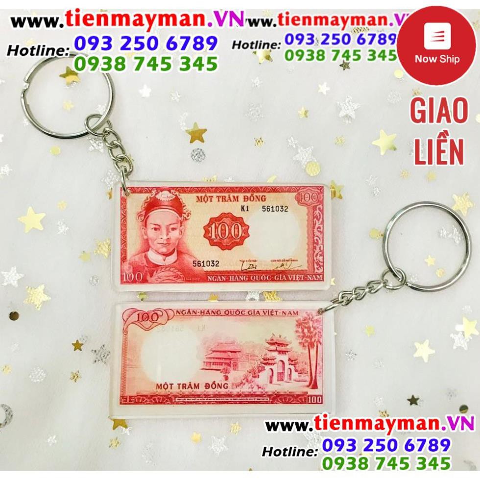 MÓC KHÓA TIỀN XƯA - Tờ tiền 100 đồng Lê Văn Duyệt miền Nam