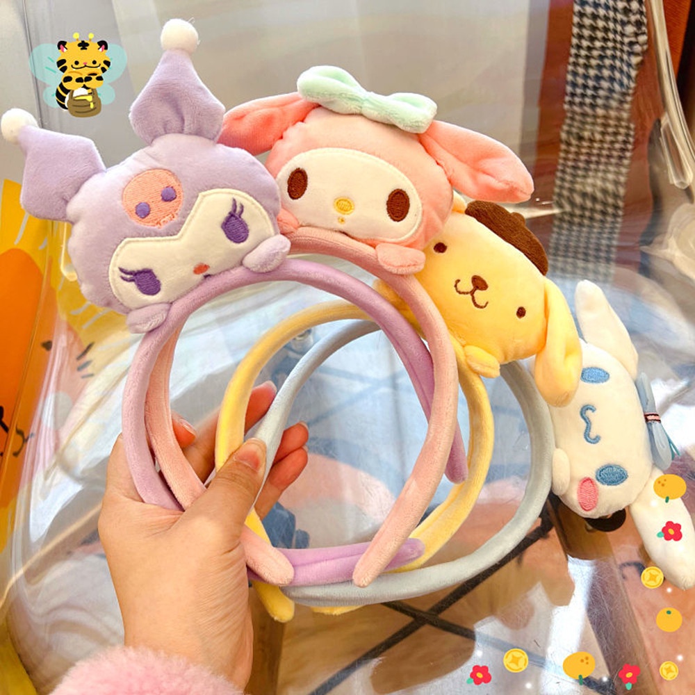 Băng Đô Cài Tóc Đính Búp Bê Hoạt Hình Melody Pudding Dễ Thương