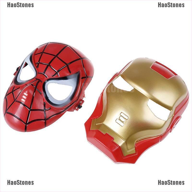 Mặt nạ đồ chơi hóa trang siêu anh hùng Avengers Spiderman Iron Man cho người lớn và trẻ em