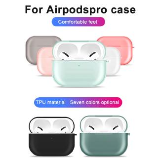 Vỏ hộp tai nghe không dây từ silicon mềm trong suốt dành cho Airpods Pro