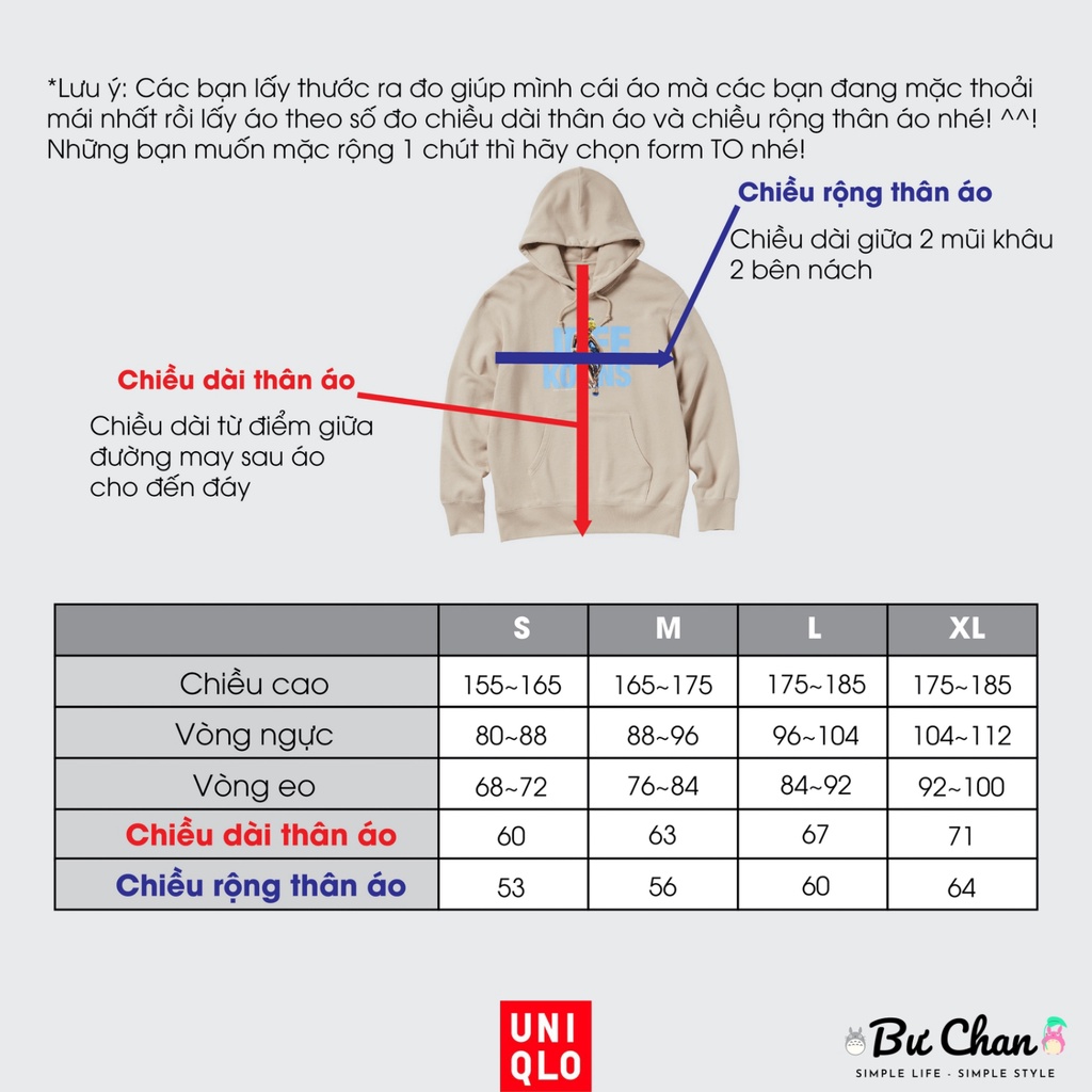 Áo hoodie UNIQLO Nam/Nữ Jeff Koons Sweatshirt 2 ❤️ (UNIQLO Nhật Chính Hãng)