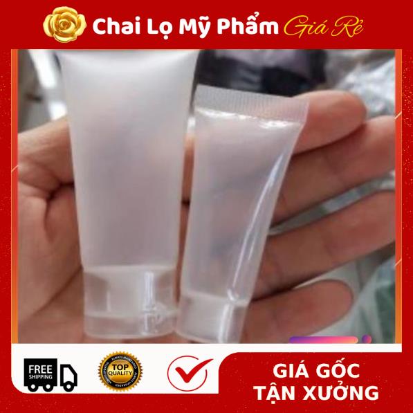 Tuýp Chiết Mỹ Phẩm ❤ RẺ VÔ ĐỊCH ❤ Tuýp nhựa nắp xi 50ml, 100ml đựng sữa rửa mặt, kem chống nắng, phụ kiện du lịch