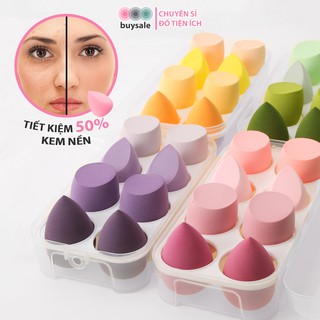 Mút tán kem nền cho da ăn phấn và tiết kiệm mỹ phẩm - buysale - BSPK168