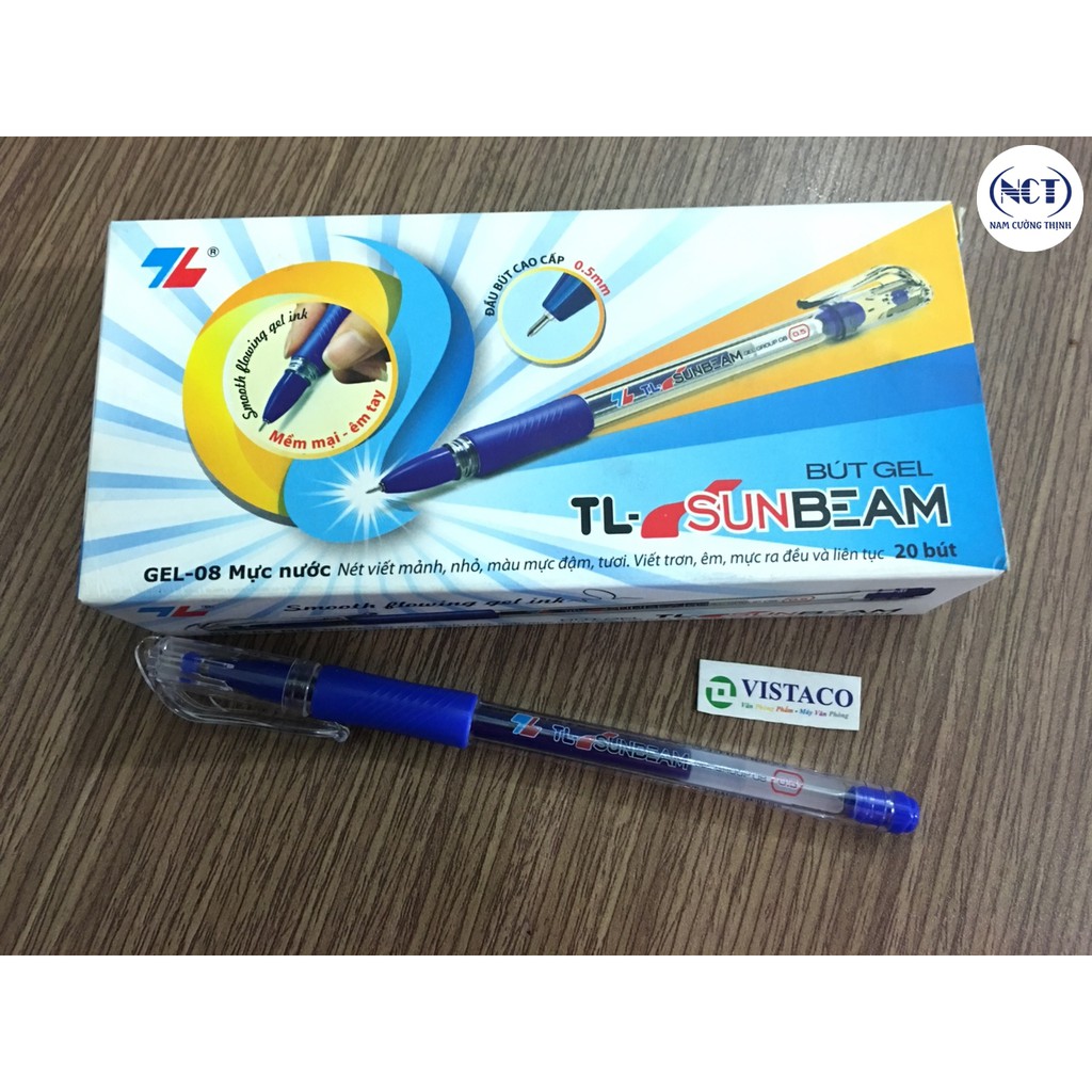 [ XẢ KHO ] 3 cái Bút Gel Thiên Long Gel-08 Sunbeam, bút nước học sinh, văn phòng. Bút nước luyện chữ