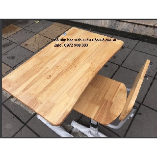 Bộ bàn học sinh gỗ tự nhiên BHS-14-07CS