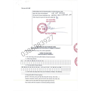 [Chính Hãng] face pháp 2020 A cosmetics Phương Anh date mới