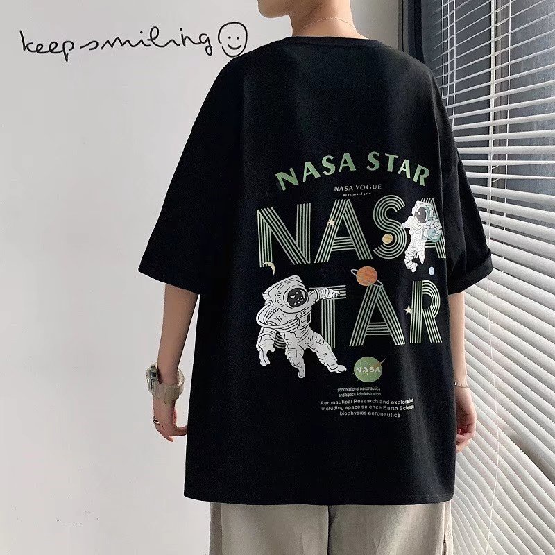 (Size M-8XL) áo thun 100% cotton Tay Ngắn Dáng Rộng In Họa Tiết Đơn Giản Thời Trang Hàn Quốc