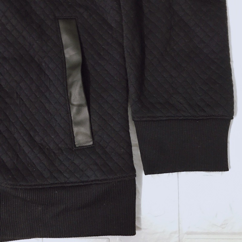 (Thêm mẫu mới) Áo khoác nam cổ trụ hờ mờ 2 mẫu phối da và thường | BigBuy360 - bigbuy360.vn