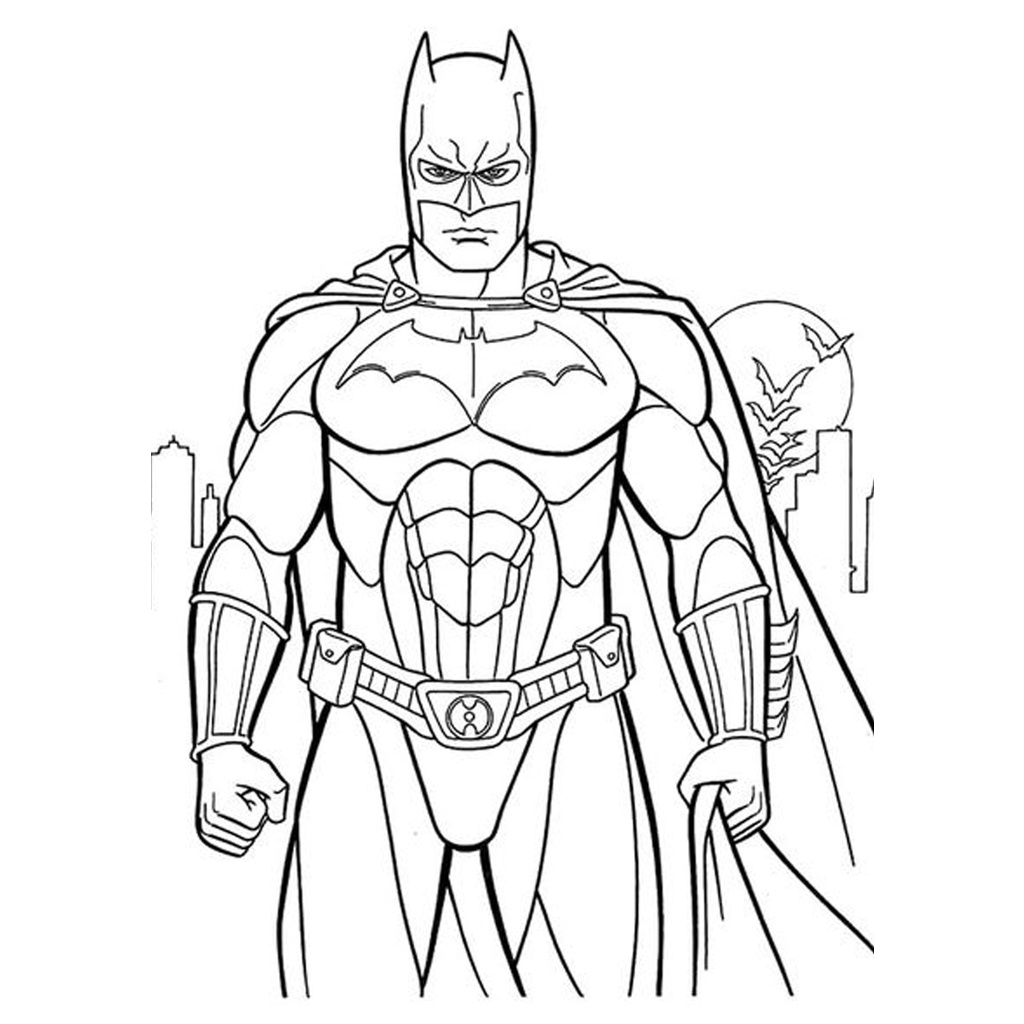 Line art Tranh tô màu Anime khổ A4 - Cho những bạn yêu thích phim SIÊU ANH HÙNG