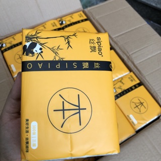 Thùng 27 gói giấy tre Sipiao