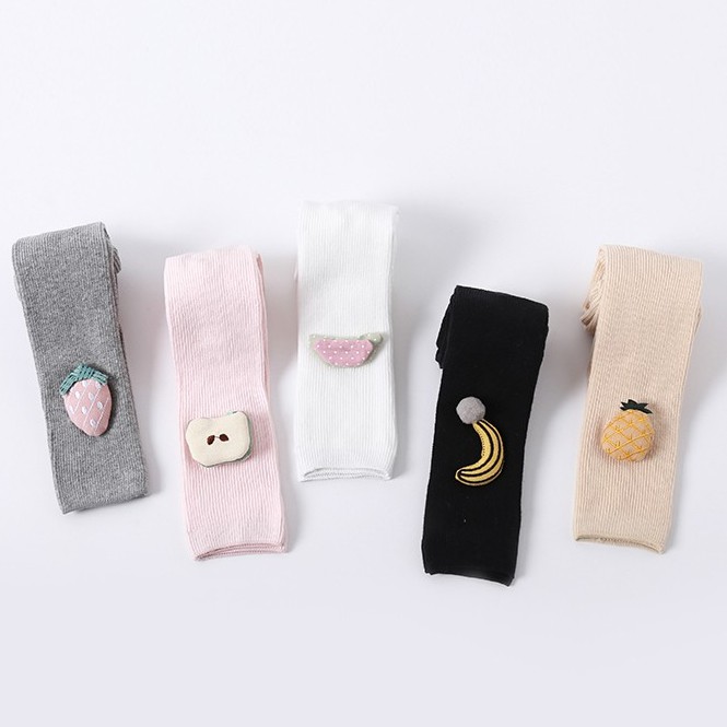 Quần legging cotton co giãn xinh xắn dành cho bé gái