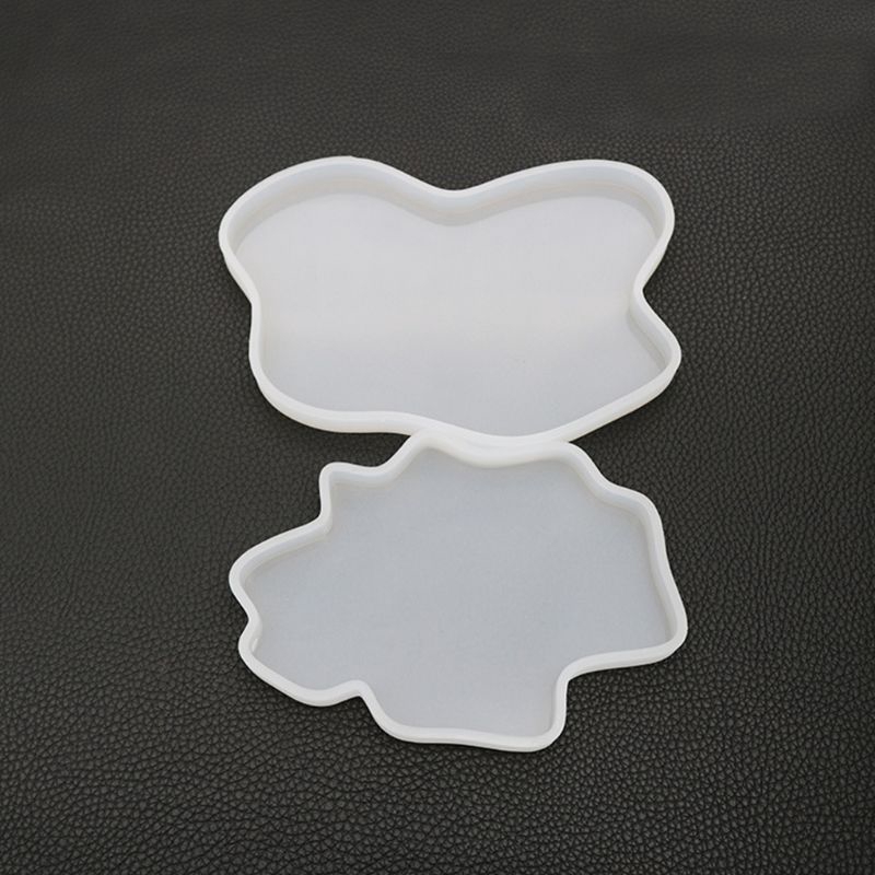 Khuôn epoxy pha lê chất liệu nhựa resin UV diy hình dáng bất đối xứng