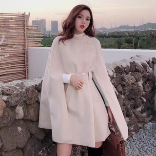 (SẴN) Áo khoác dạ cánh rơi
