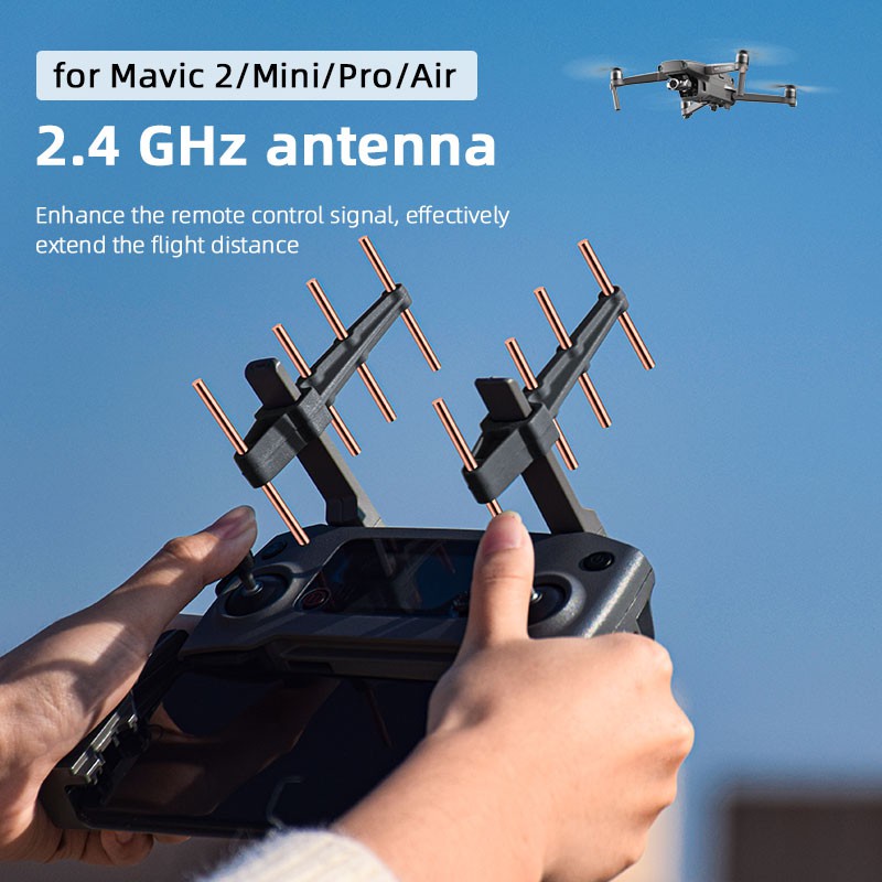 Bộ 2 Ăng Ten Tăng Cường Tín Hiệu Tần Số 2.4ghz Cho Mavic 2 / Mavic Mini / Mavic Pro