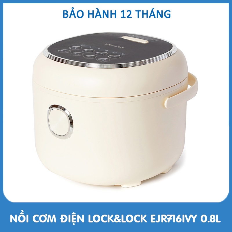 [BH 12 Tháng] Nồi Cơm Điện Lock&amp;Lock EJR716IVY 0.8L 400W Màu ngà