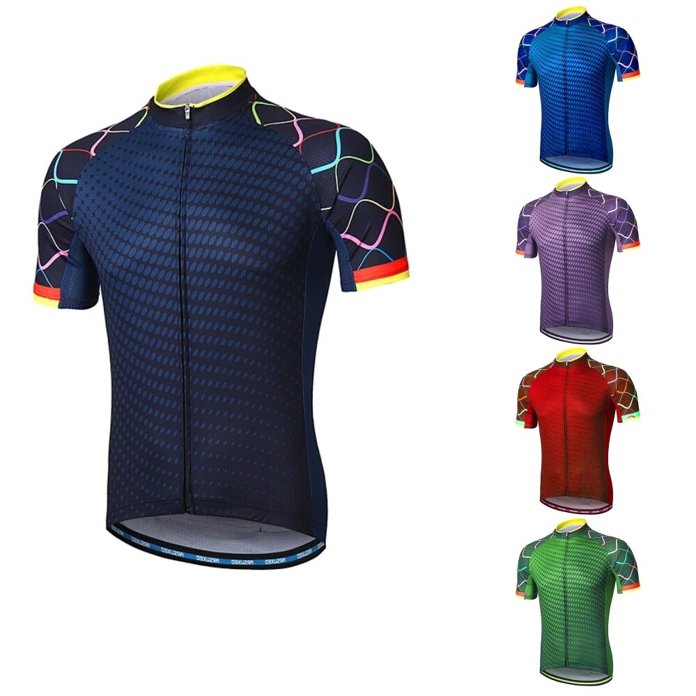 Set Đồ Thể Thao Đua Xe Đạp/Leo Núi Tay Ngắn In Họa Tiết Thời Trang Mẫu Mới2021