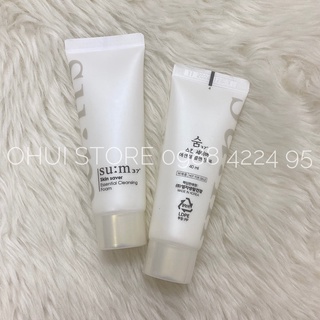 Sữa rửa mặt làm sạch sâu Su:m37 Skin Saver Essential Cleansing Foam 40ml - Chính hãng công ty LG Hàn Quốc