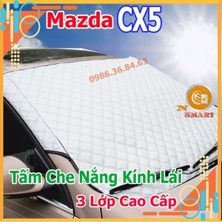 Tấm chắn nắng 3 Lớp Loại 1 Mazda CX5 Cao Cấp Chắn Nắng Cản Nhiệt - Na No Smart Uy Tín Chất Lượng