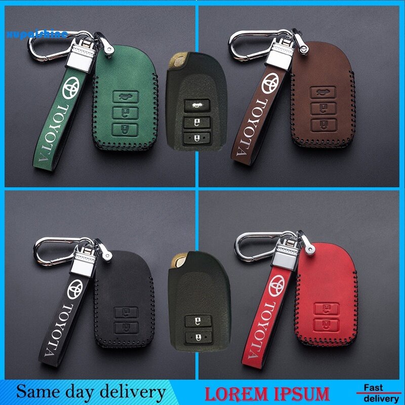 Vỏ Da Bảo Vệ Chìa Khóa Điều Khiển Từ Xa Cho Xe Hơi Toyota Vios / Yaris