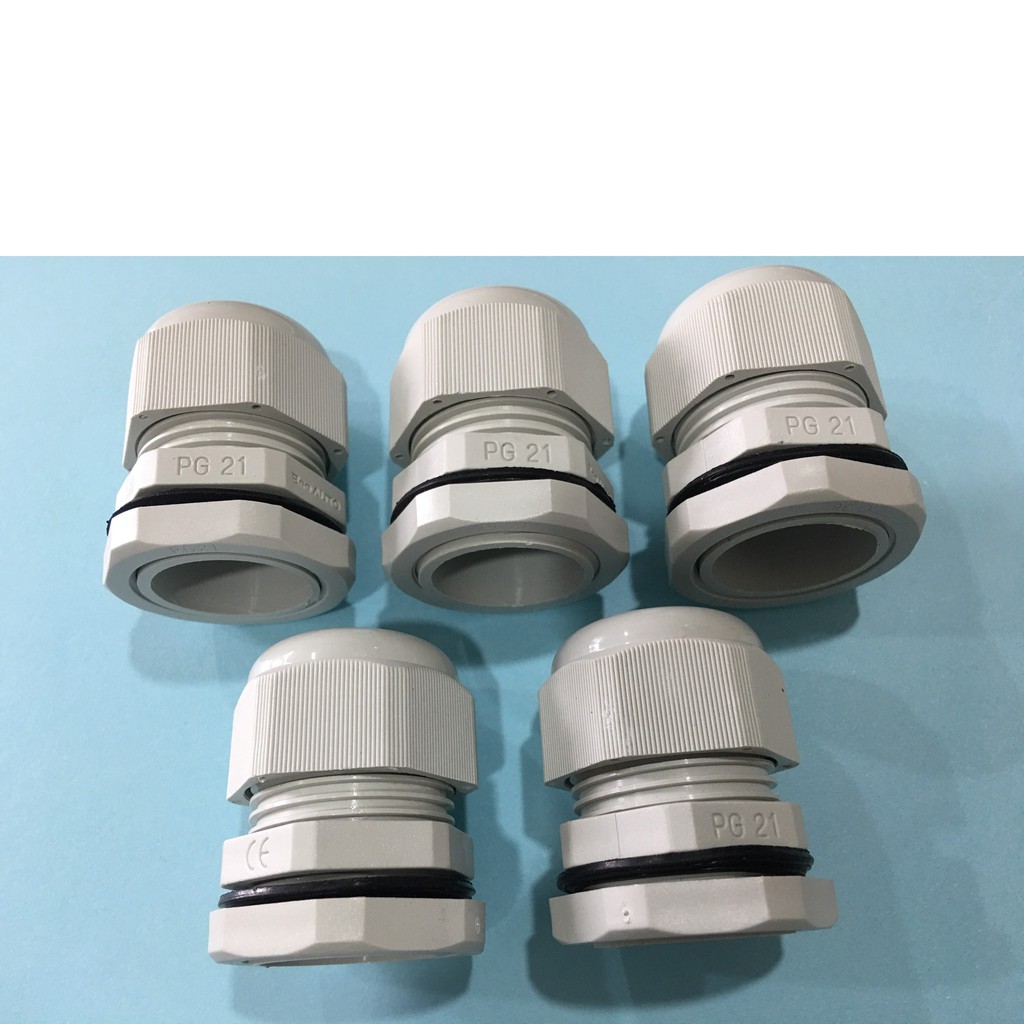 Ốc siết cáp cố định pg21 5 cái/bộ
