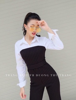 Jumpsuit sơ mi 
