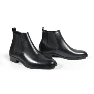 [TATHANIUM Footwear] Giày Chelsea boot ss1 màu đen da trơn