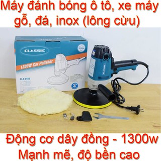 Máy đánh bóng Classic CLA6180 chính hãng 1300W mạnh mẽ, động cơ dây đồng bền bỉ, bảo hành 6 tháng toàn quốc
