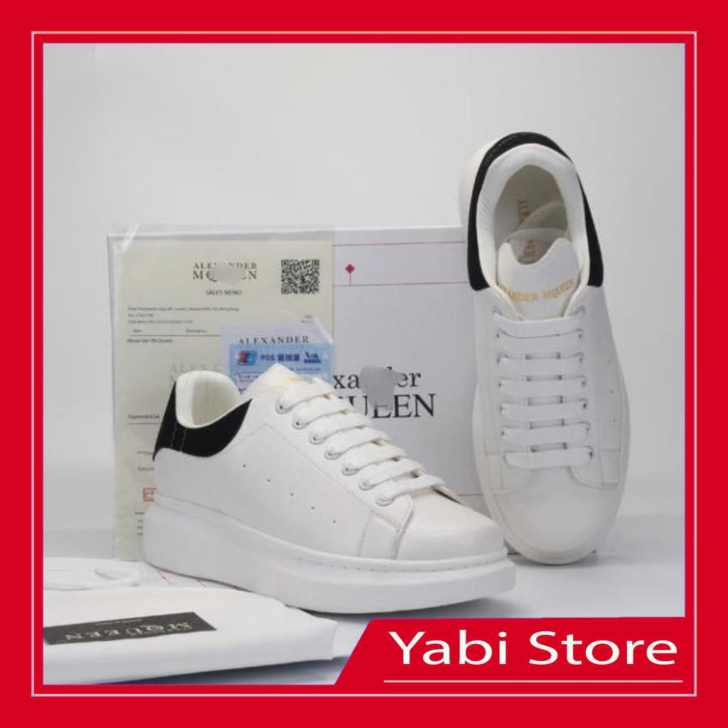 🔥FREE SHIP-HÀNG QUẢNG CHÂU  🔥Giày thể thao sneaker🔥 MCQ gót nhung đen full box - Yabi Store