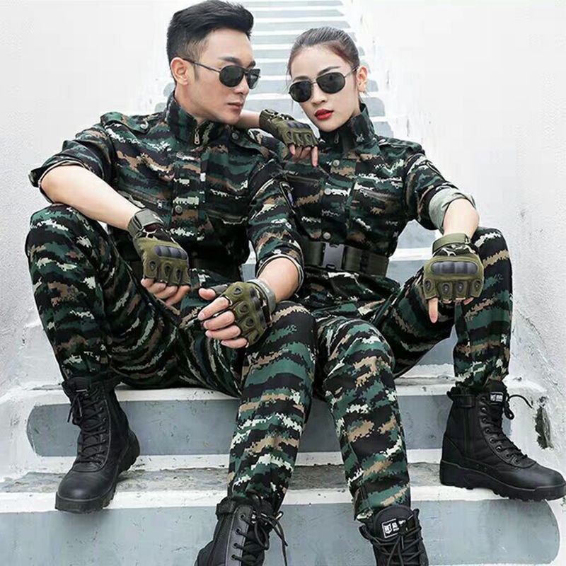Đồng phục quân đội họa tiết rằn ri thời trang