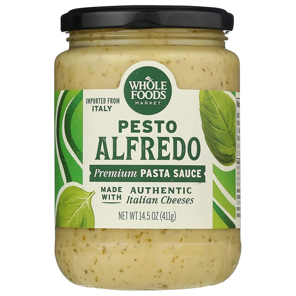 SỐT PASTA PHÔ MAI Ý CAO CẤP Whole Foods Market Pesto Alfredo Sauce, 411g (14.5 oz)