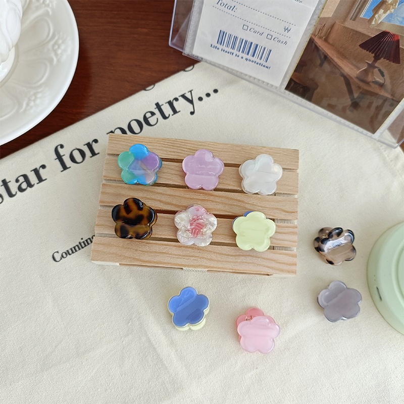 Kẹp tóc hình bông hoa mini phong cách Hàn Quốc xinh xắn dành cho bạn nữ