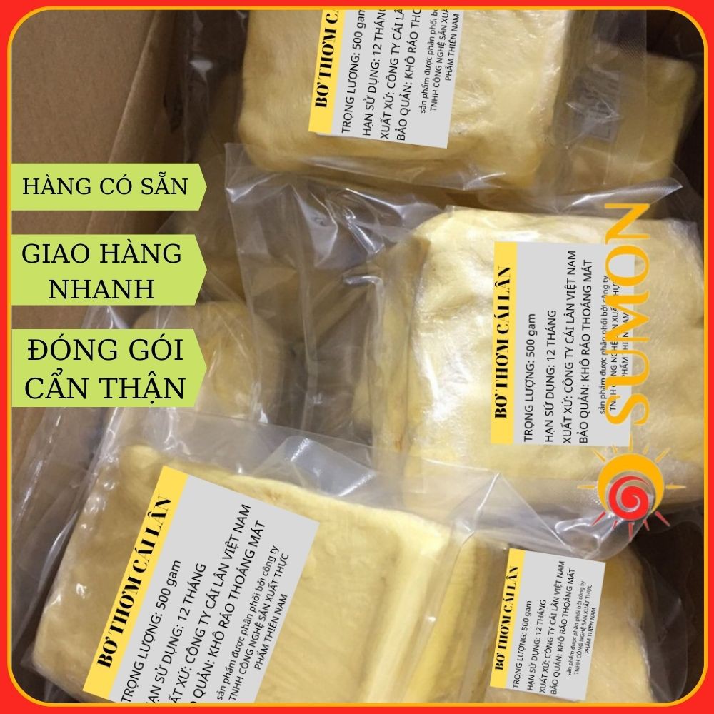 Bơ lạt Cái Lân SUMON bơ thơm Cái Lân ( 1kg  ) dùng làm nguyên liệu bánh, bắp rang bơ... MS46