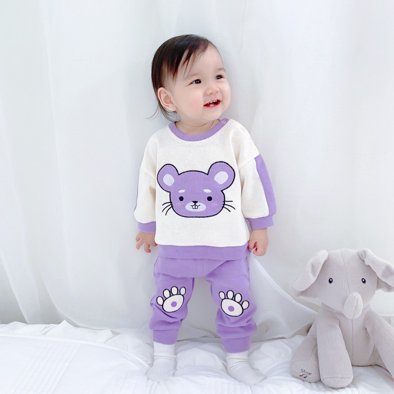 Sale !!! Bộ Dài  Minky Mom Cotton 100 % In Họa Tiết Ếch Xanh-Sói Đỏ_Super Sale ( Sz 7-19kg) (1301) | BigBuy360 - bigbuy360.vn