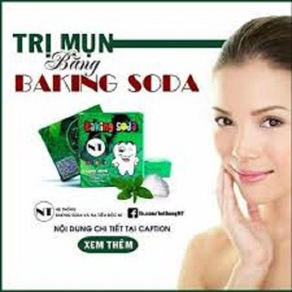 Baking Soda Bạc Hà Trắng Răng 50G