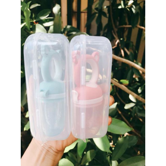Túi nhai chống hóc silicone - Núm ăn dặm cho bé
