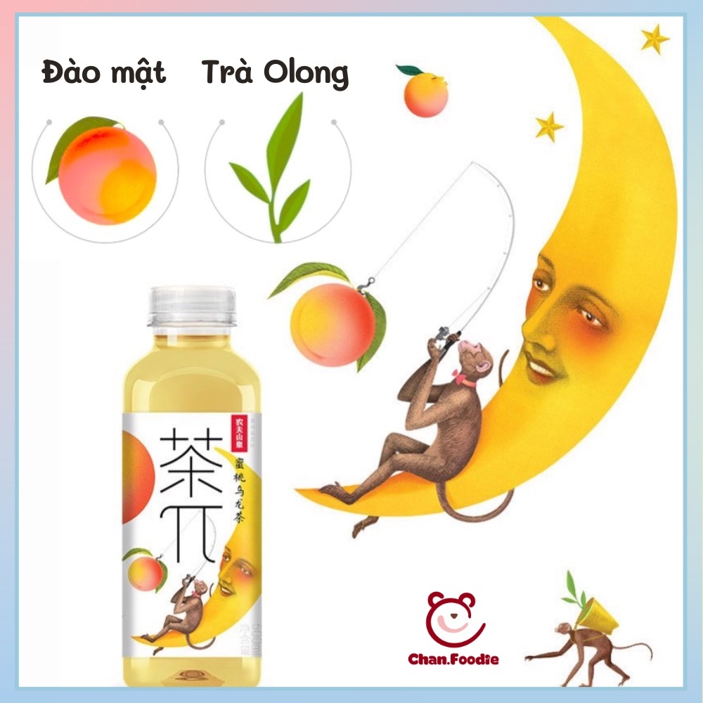 Trà trái cây Nongfu Spring - Trà hoa quả Nông Phu Sơn Tuyền giải nhiệt thanh mát - Dạng chai 500ml