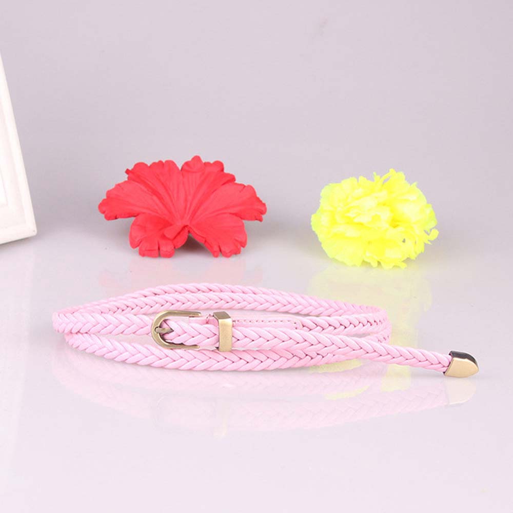 Thắt lưng da khóa kim loại kiểu retro cho nữ